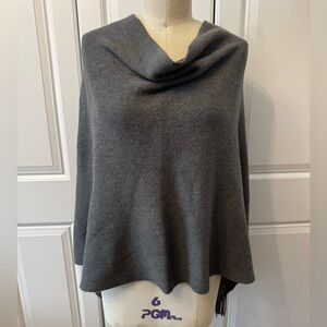 Echo Charcoal Gray Women's Poncho, NWT